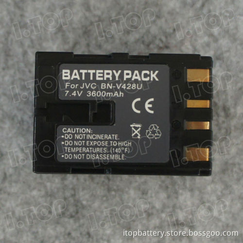 Portable battery pack for BN-V428U JVC batteries,7.4V 3600mAh, Made in china